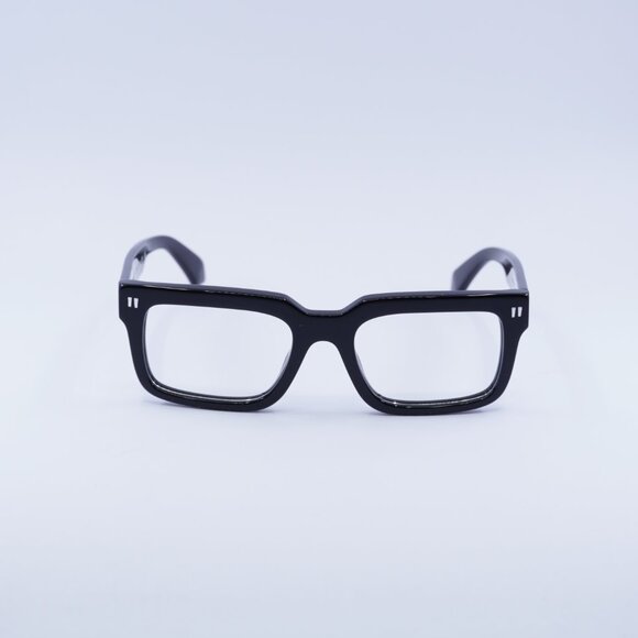 Off-White OERI130 CLIP ON2 1018 Sunglasses Black Rectangle Frame, Yellow Lenses - Picture 3 of 11